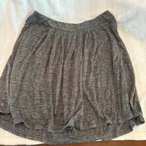 new eileen fisher gray mini skirt size Large